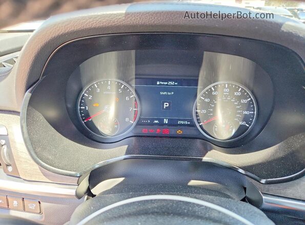 5XYP5DHC6NG307308 2022 KIA TELLURIDE Gray Սարքավորումների վահանակի տեսք