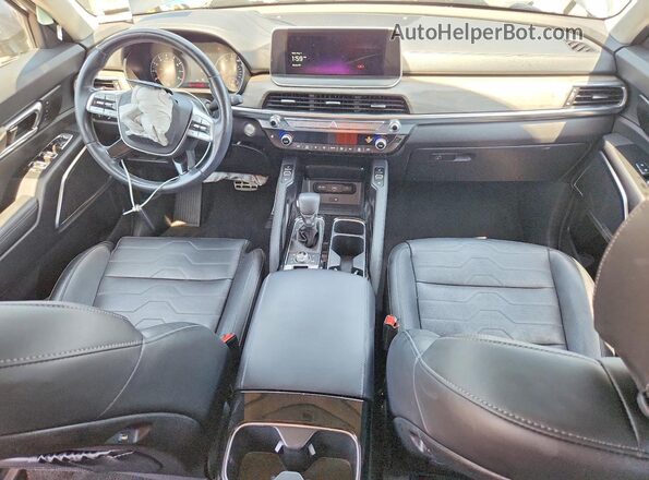 5XYP5DHC6NG307308 2022 KIA TELLURIDE Gray Առջևի վահանակի տեսք