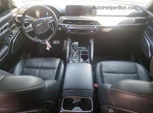 5XYP5DHC7NG270480 2022 KIA TELLURIDE Black Dashboard view