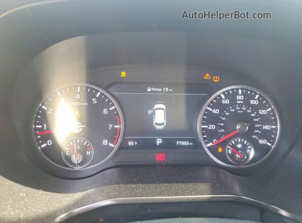 5XYP5DHC7NG270480 2022 KIA TELLURIDE Black Instrument cluster view