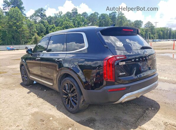 5XYP5DHC8MG145390 2021 KIA TELLURIDE Black Trasero izquierdo