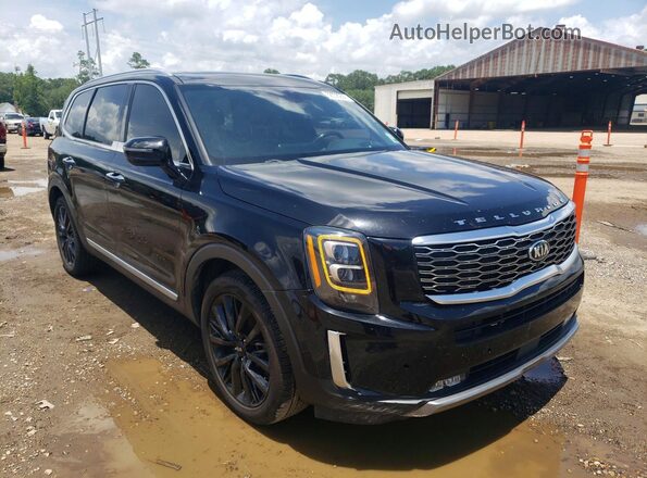 5XYP5DHC8MG145390 2021 KIA TELLURIDE Black Delantero derecho