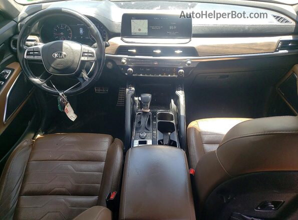 5XYP5DHC8MG145390 2021 KIA TELLURIDE Black Vista del salpicadero