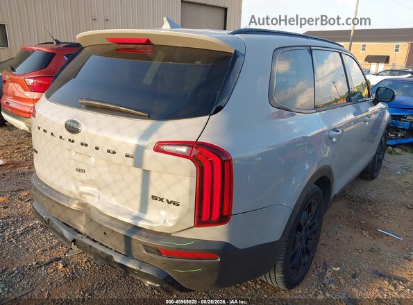 5XYP5DHC8MG154655 2021 KIA TELLURIDE Gray Trasero derecho