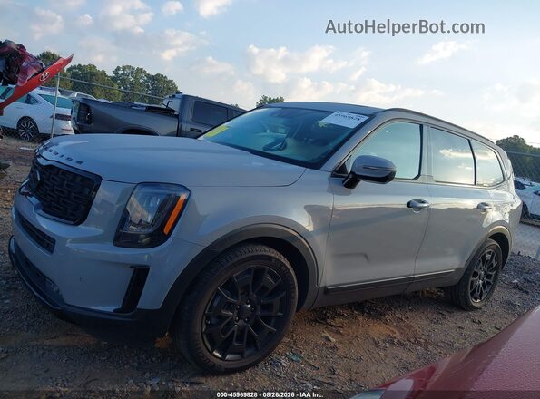 5XYP5DHC8MG154655 2021 KIA TELLURIDE Gray Vista interior de 360 grados
