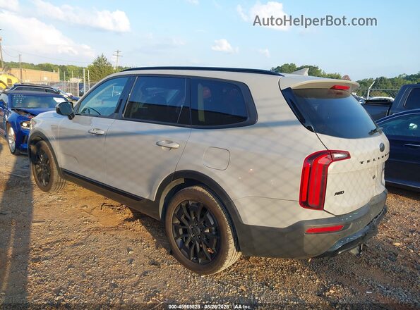5XYP5DHC8MG154655 2021 KIA TELLURIDE Gray Trasero izquierdo