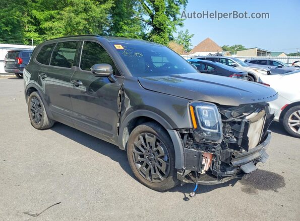 5XYP5DHC9NG251901 2022 KIA TELLURIDE Золотой Передняя правая четверть