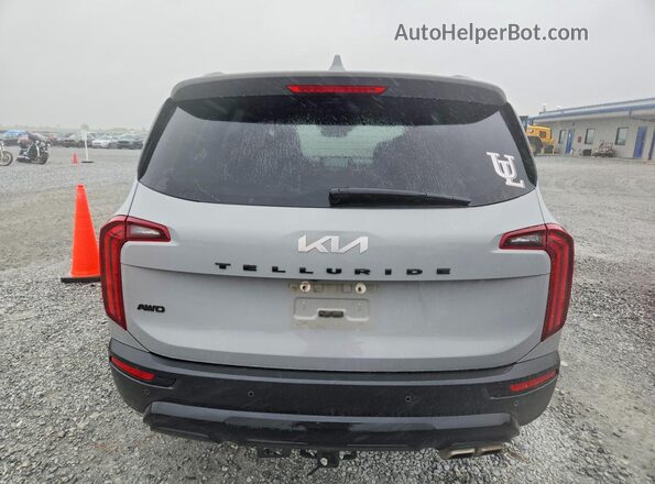 5XYP5DHC9NG310977 2022 KIA TELLURIDE Gray Rear view
