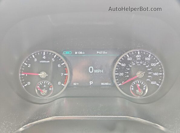 5XYP5DHC9NG310977 2022 KIA TELLURIDE Gray Instrument cluster view