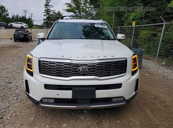 5XYP5DHCXLG064874 2020 KIA TELLURIDE White Widok z przodu