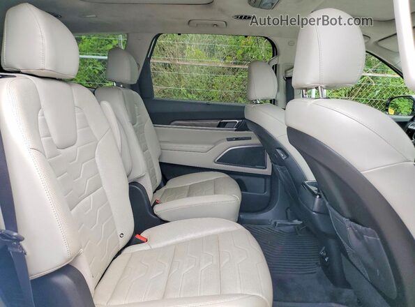 5XYP5DHCXLG064874 2020 KIA TELLURIDE White Widok wnętrza z tyłu