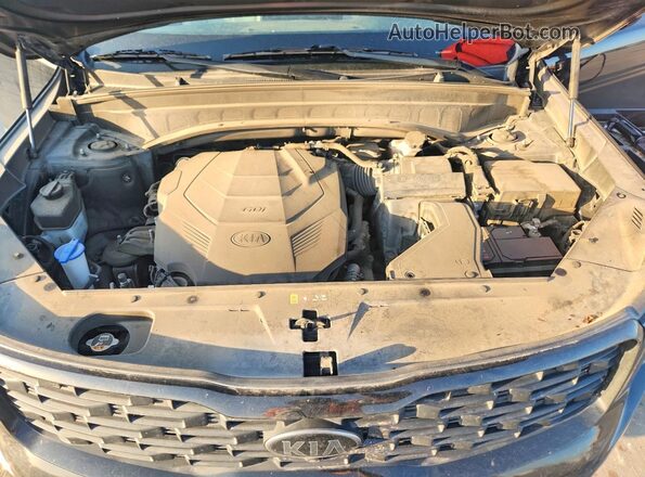 5XYP5DHCXMG125254 2021 KIA TELLURIDE Black Вид підкапотного простору
