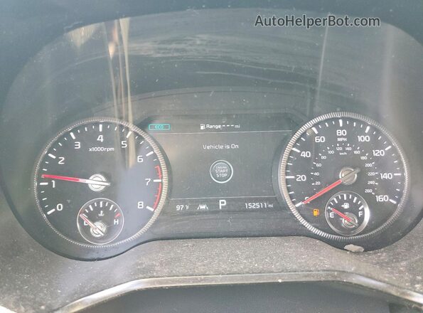 5XYP5DHCXNG245380 2022 KIA TELLURIDE Gray Widok zestawu wskaźników