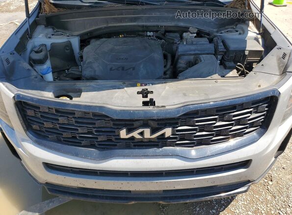 5XYP5DHCXNG245380 2022 KIA TELLURIDE Gray Widok komory silnika