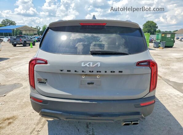 5XYP5DHCXNG245380 2022 KIA TELLURIDE Gray Widok z tyłu