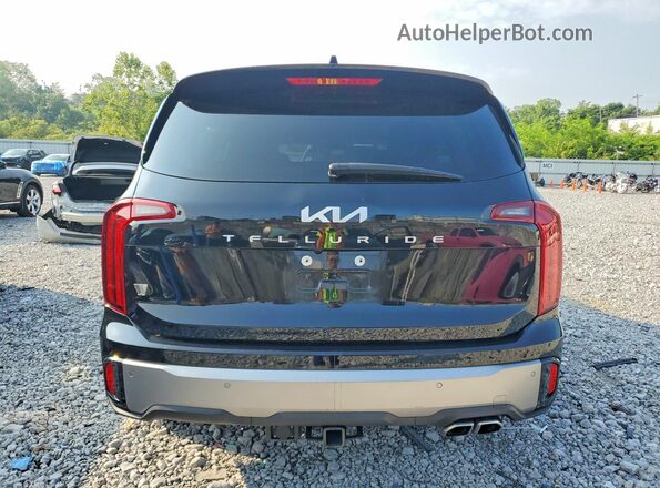 5XYP64GC1SG607154 2025 KIA TELLURIDE Black უკანა ხედი