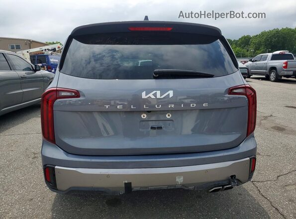 5XYP64GC2SG628546 2025 KIA TELLURIDE Silver Vista trasera
