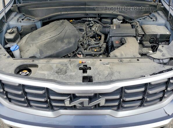 5XYP64GC2SG628546 2025 KIA TELLURIDE Silver Vista del compartimento del motor