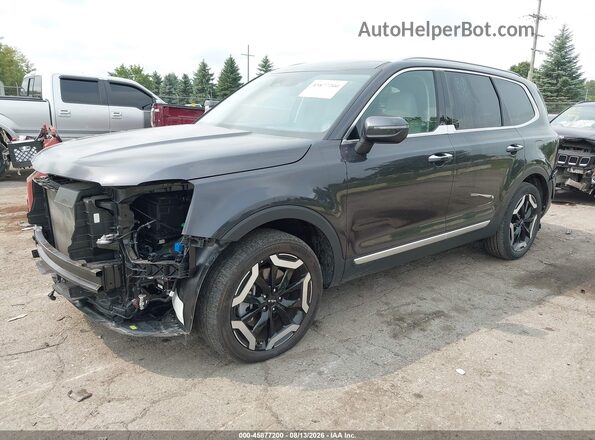5XYP64GC3SG703254 2025 KIA TELLURIDE Gray Vista tres cuartos delantera izquierda