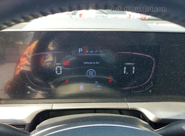 5XYP64GC4PG374927 2023 KIA TELLURIDE Black Вид щитка приладів