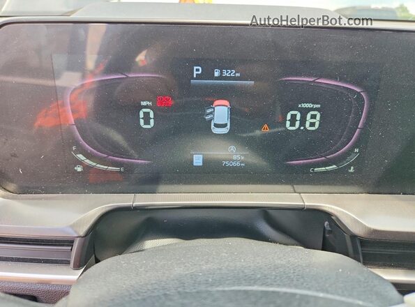5XYP64GC5PG330693 2023 KIA TELLURIDE Gray Widok zestawu wskaźników