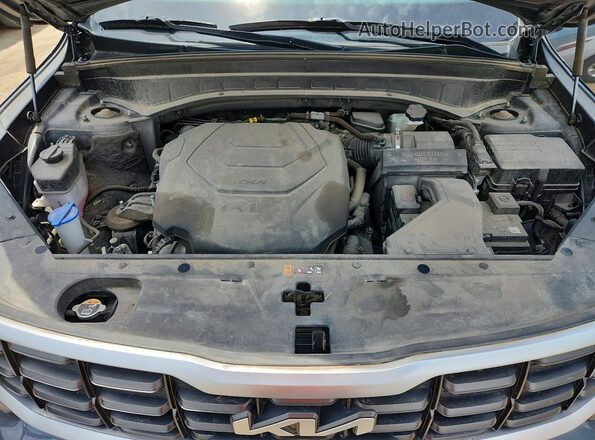 5XYP64GC5PG330693 2023 KIA TELLURIDE Gray Widok komory silnika