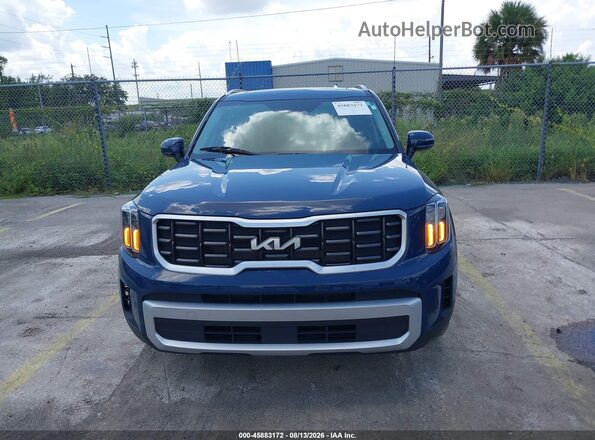 5XYP64GC6SG622376 2025 KIA TELLURIDE Blue Vista del cuadro de instrumentos