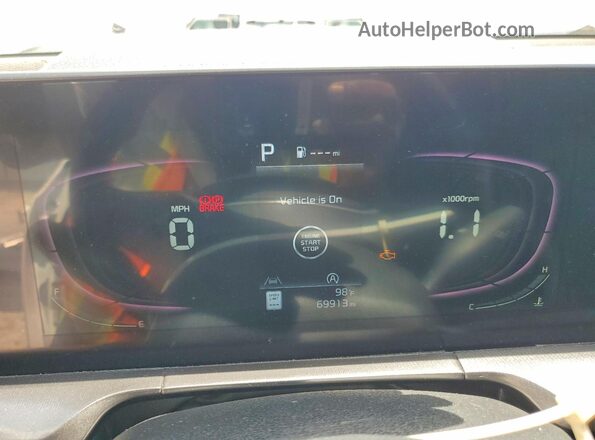 5XYP64GC7PG377191 2023 KIA TELLURIDE White Instrument cluster view