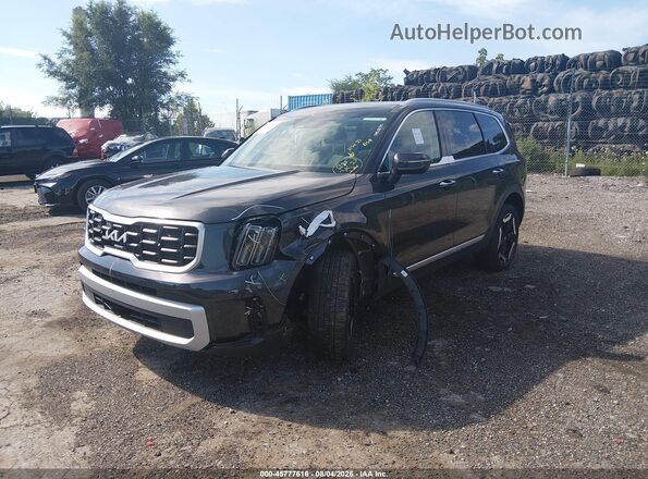 5XYP64GC7SG694462 2025 KIA TELLURIDE Dark Blue Առջևի ձախ երեք քառորդ տեսարան