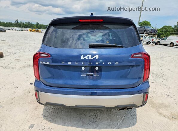 5XYP64GC9SG670843 2025 KIA TELLURIDE Blue Rear view