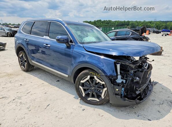 5XYP64GC9SG670843 2025 KIA TELLURIDE Blue Front right