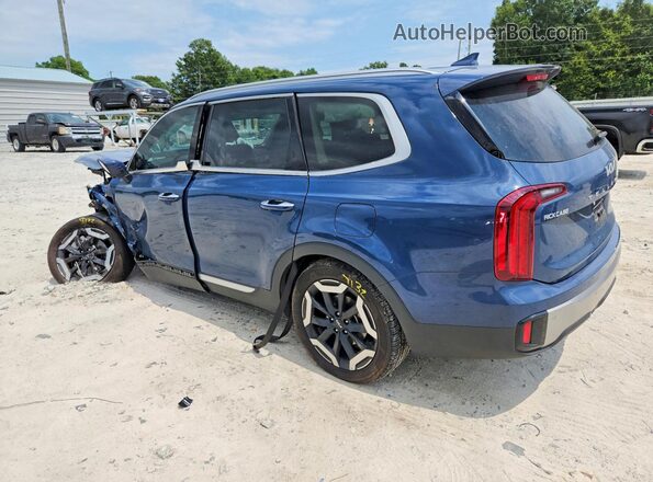 5XYP64GC9SG670843 2025 KIA TELLURIDE Blue Rear left
