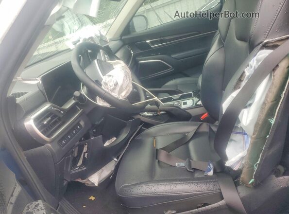 5XYP64GC9SG670843 2025 KIA TELLURIDE Blue Front interior view