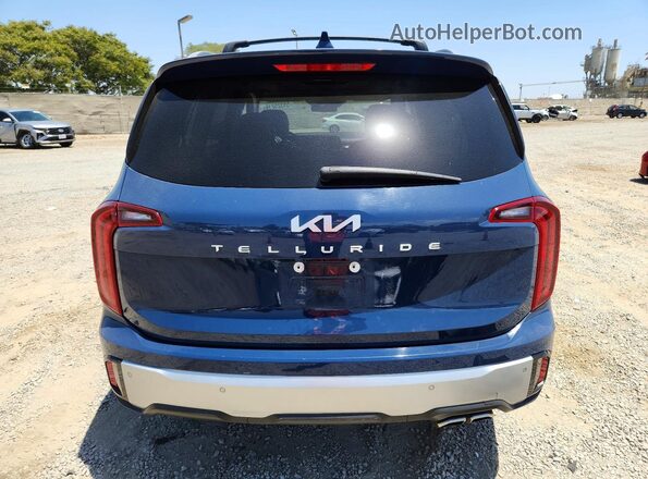 5XYP64GCXRG462965 2024 KIA TELLURIDE Blue Widok z tyłu
