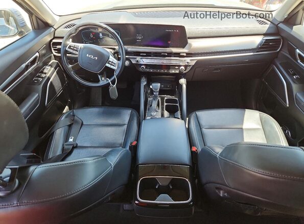 5XYP64GCXRG462965 2024 KIA TELLURIDE Blue Widok deski rozdzielczej