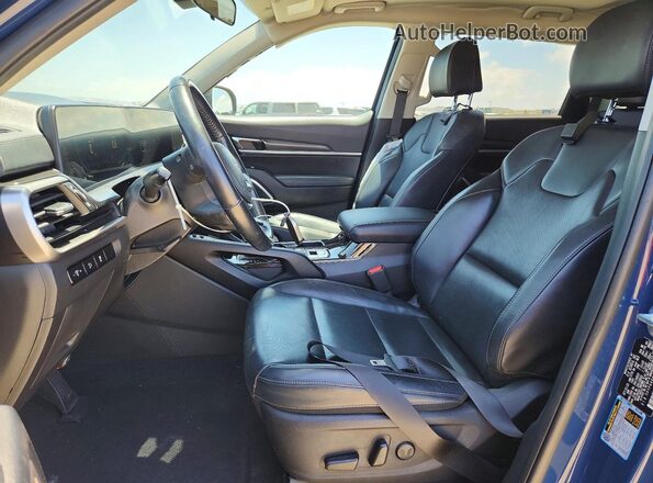 5XYP64GCXRG462965 2024 KIA TELLURIDE Blue Widok wnętrza z przodu