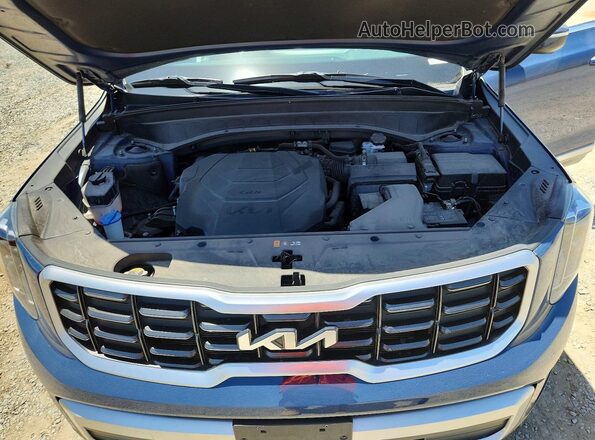 5XYP64GCXRG462965 2024 KIA TELLURIDE Blue Widok komory silnika