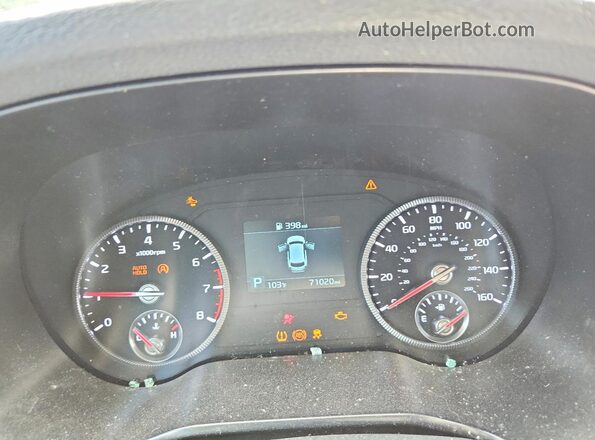5XYP64HC0LG007757 2020 KIA TELLURIDE Charcoal Vista del cuadro de instrumentos