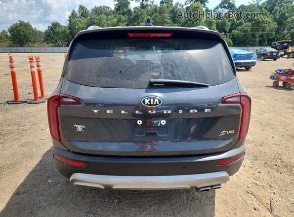 5XYP64HC0LG007757 2020 KIA TELLURIDE Charcoal Vista trasera
