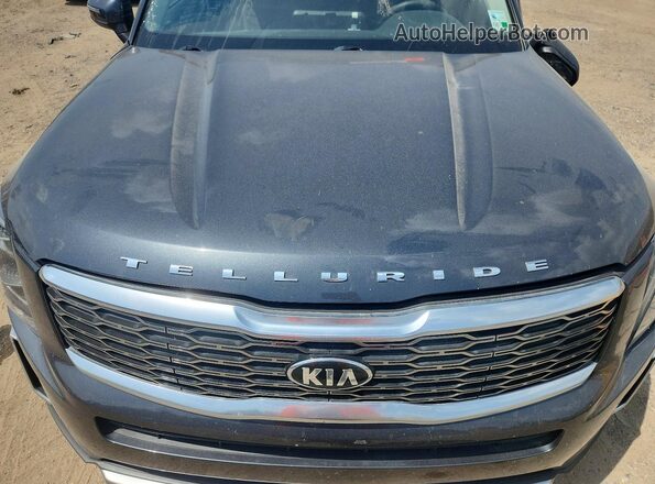 5XYP64HC0LG007757 2020 KIA TELLURIDE Charcoal Vista del compartimento del motor