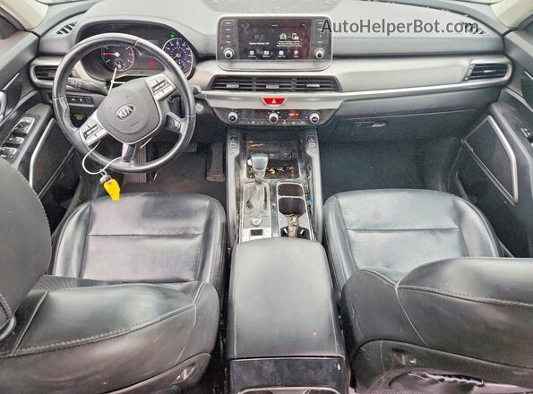 5XYP64HC1MG191625 2021 KIA TELLURIDE Green Вид панелі приладів
