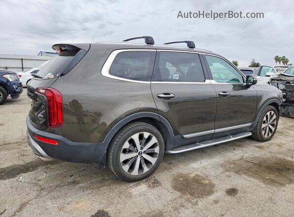 5XYP64HC1MG191625 2021 KIA TELLURIDE Green Задня права чверть