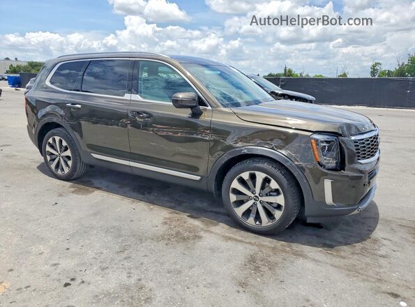 5XYP64HC3LG089208 2020 KIA TELLURIDE Green Przód prawy