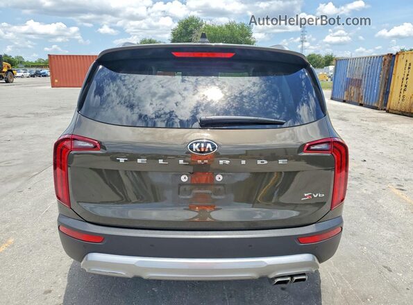 5XYP64HC3LG089208 2020 KIA TELLURIDE Green Widok z tyłu