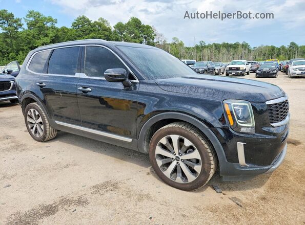 5XYP64HC3NG242091 2022 KIA TELLURIDE Черный Передняя правая четверть