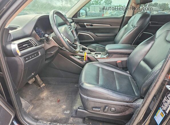 5XYP64HC3NG242091 2022 KIA TELLURIDE Черный Вид салона спереди