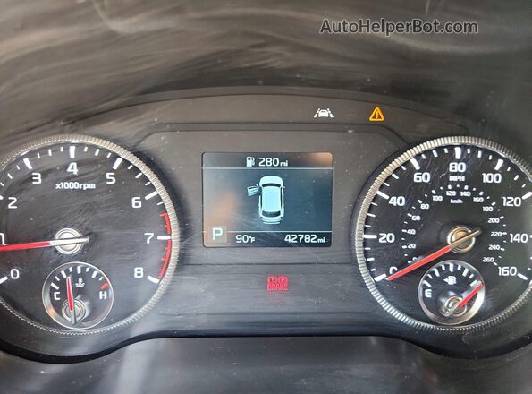 5XYP64HC3NG277309 2022 KIA TELLURIDE White Vista del cuadro de instrumentos