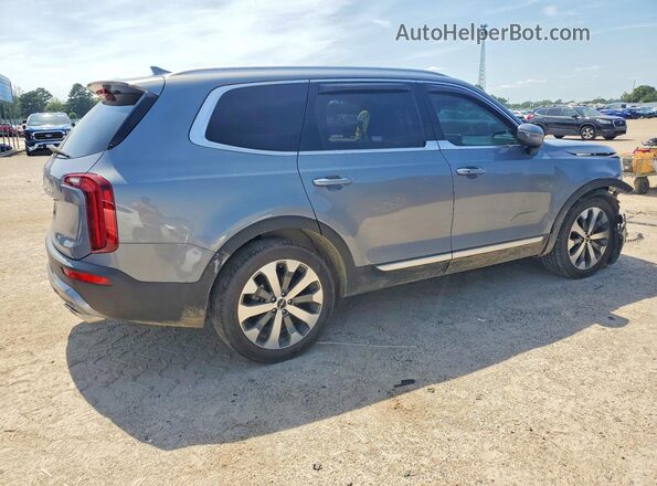 5XYP64HC3NG283434 2022 KIA TELLURIDE Серебряный Задняя правая четверть
