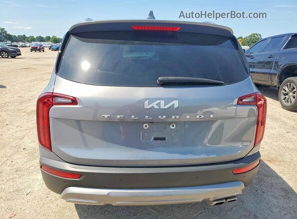 5XYP64HC3NG283434 2022 KIA TELLURIDE Серебряный Вид сзади
