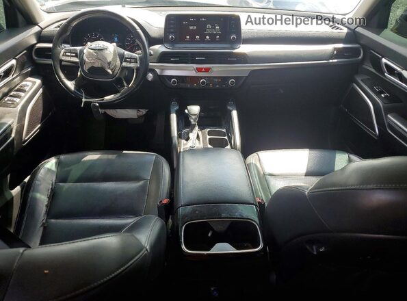 5XYP64HC6MG116581 2021 KIA TELLURIDE Black Вид панелі приладів